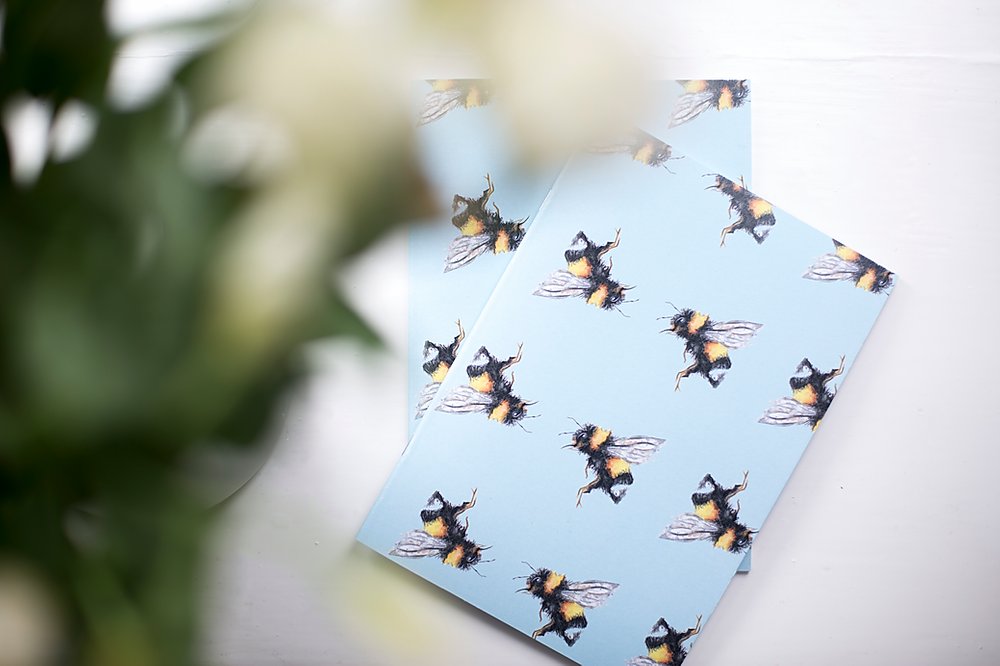 The Lucy Saunders Collection: Bee A5 Notebook
