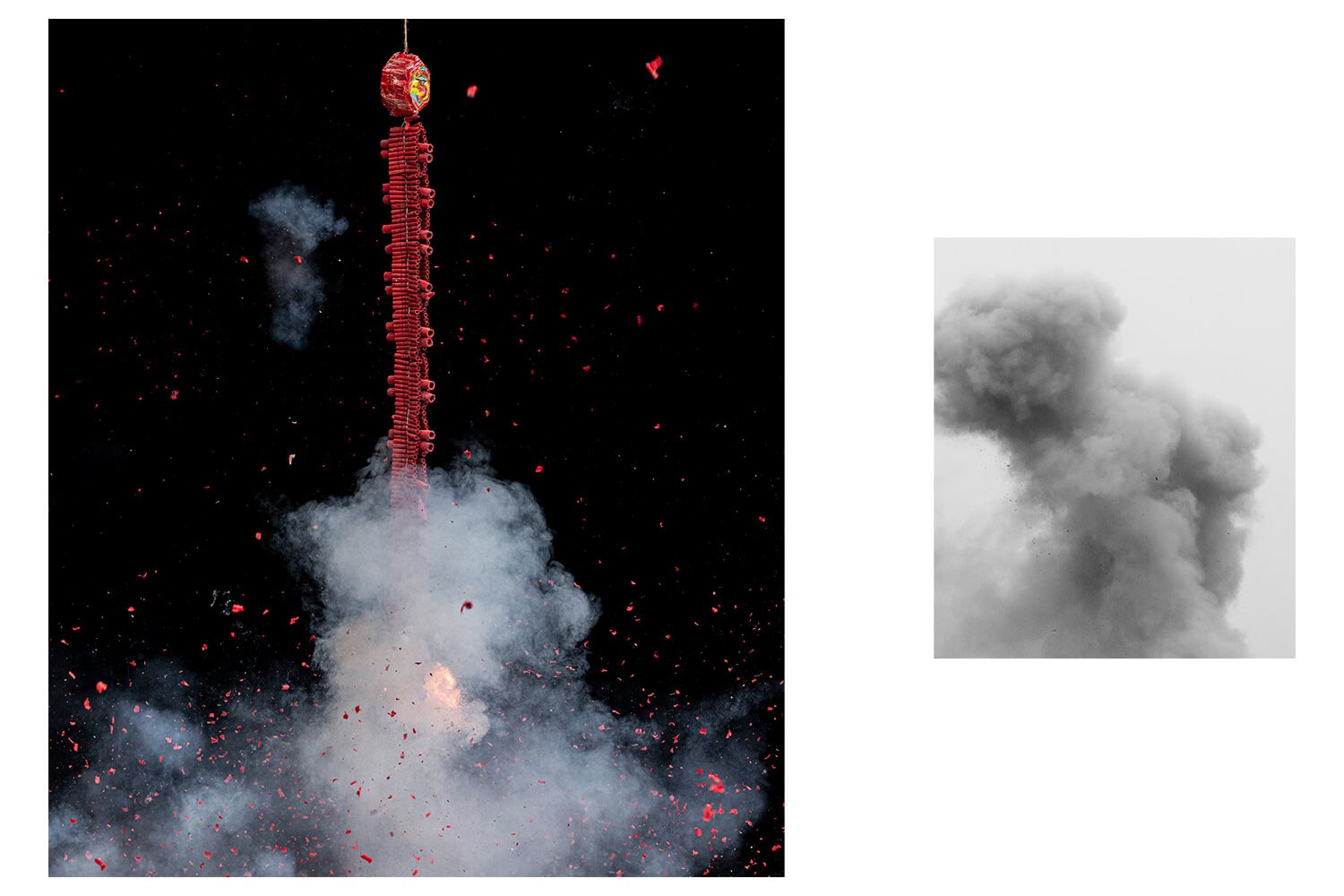Tony Mak - To The West Of The Solitary Sea. Chinese celebrations and smoke